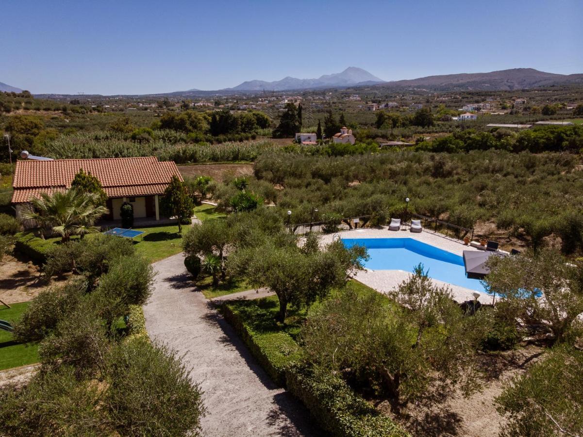 Lefkothea Villas With Large Pool, Bbq & Playground Adelianos Kampos Exterior foto
